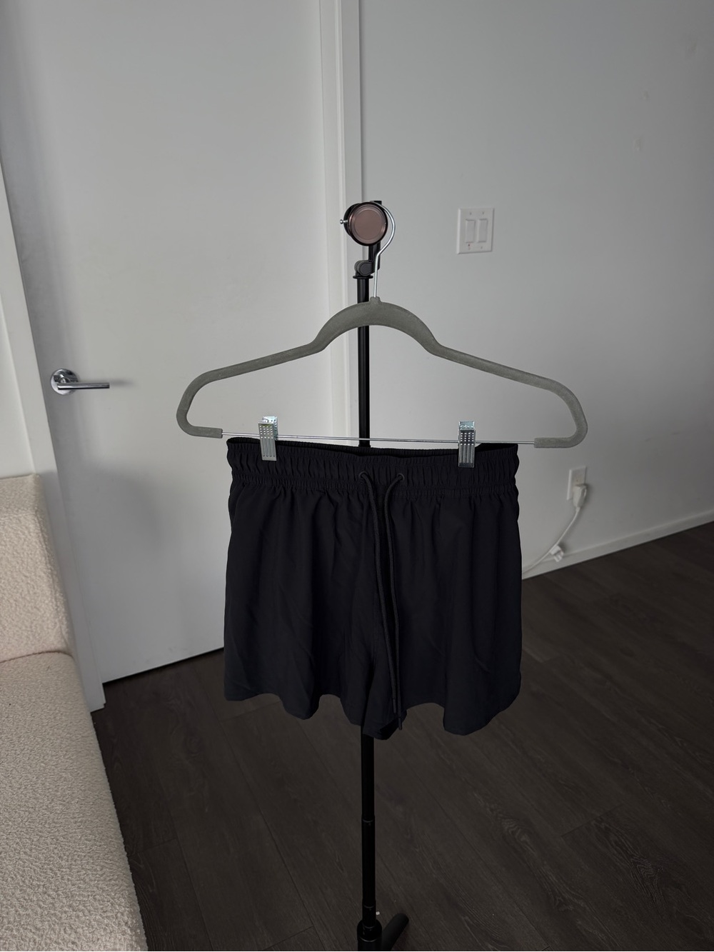 Travis Mathew Black Athletic Drawstring Shorts
